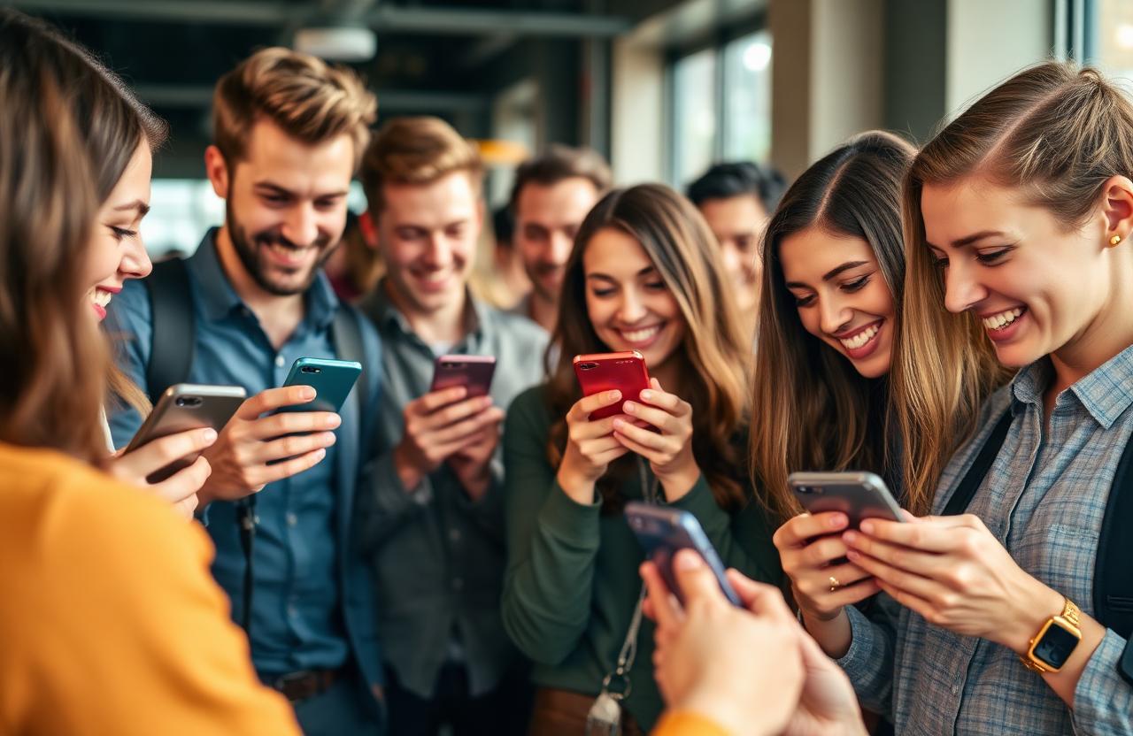 People using the Dana service on their phones